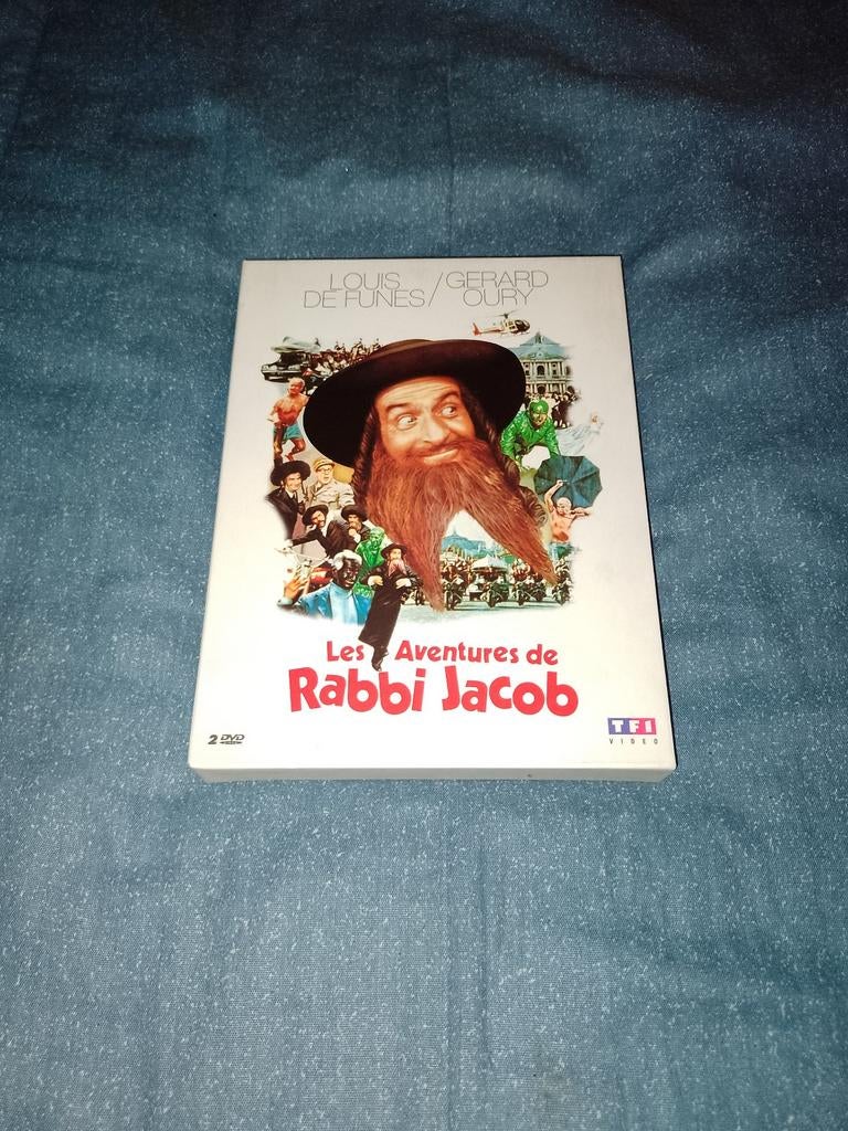 Te koop in een Louis De Funès Rabbi Jacob dvd-box voor verza, Cd's en Dvd's, Actiekomedie, Alle leeftijden, Boxset, Ophalen of Verzenden
