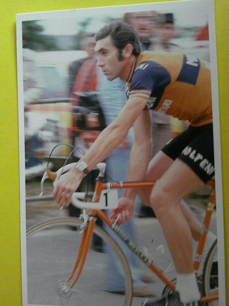 wielerkaart 1974 team molteni eddy merckx, Verzenden, Zo goed als nieuw