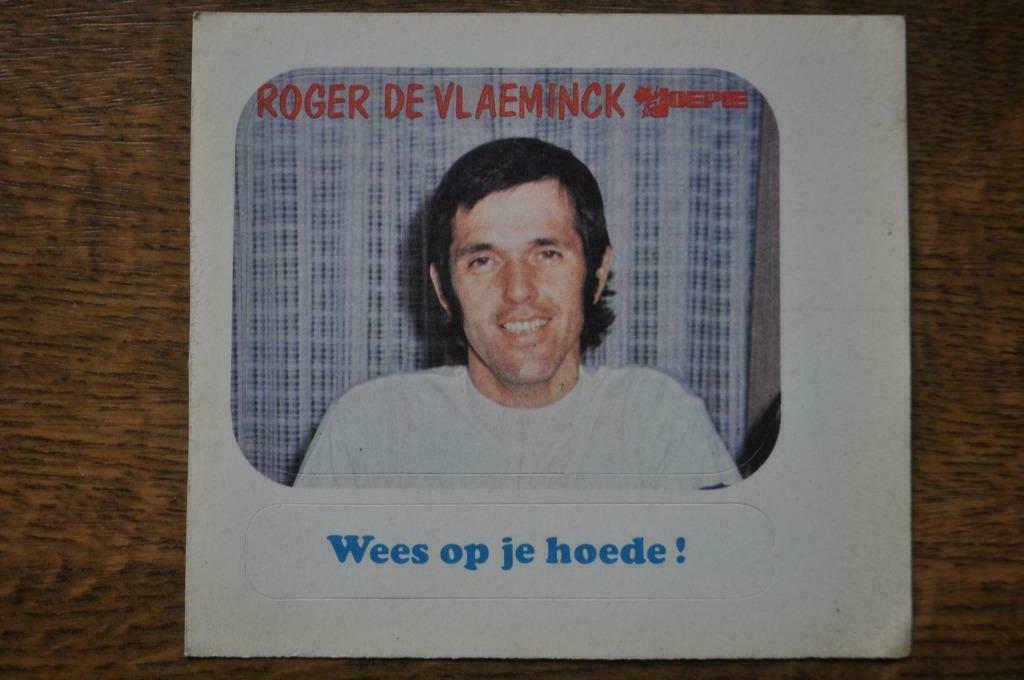 OUDE JOEPIE STICKER ROGER DE VLAEMINCK VAN DE JAREN 70e, Enlèvement ou Envoi, Comme neuf, Sport
