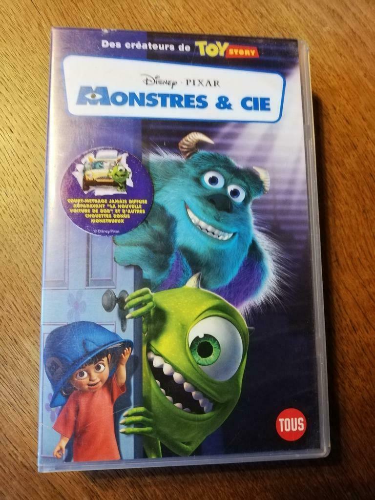 VHS :"Monstres et Cie" de Disney, Tous les âges, Enlèvement ou Envoi, Dessins animés et Film d'animation, Dessin animé