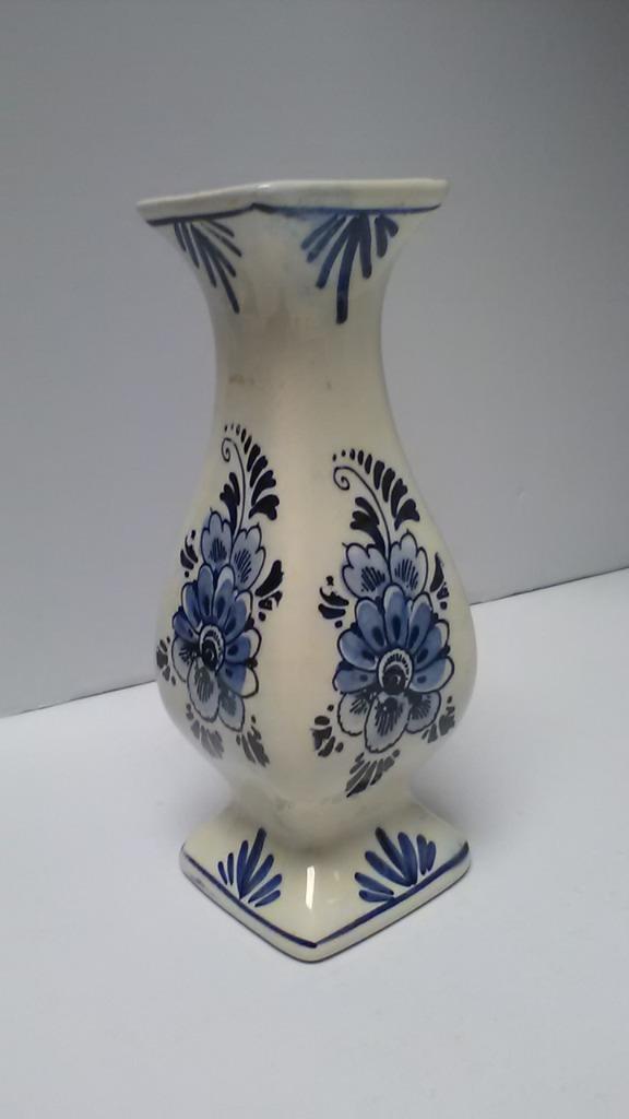 Delfts blauw vaasjes - met stempel, Antiek en Kunst, Antiek | Keramiek en Aardewerk, Ophalen