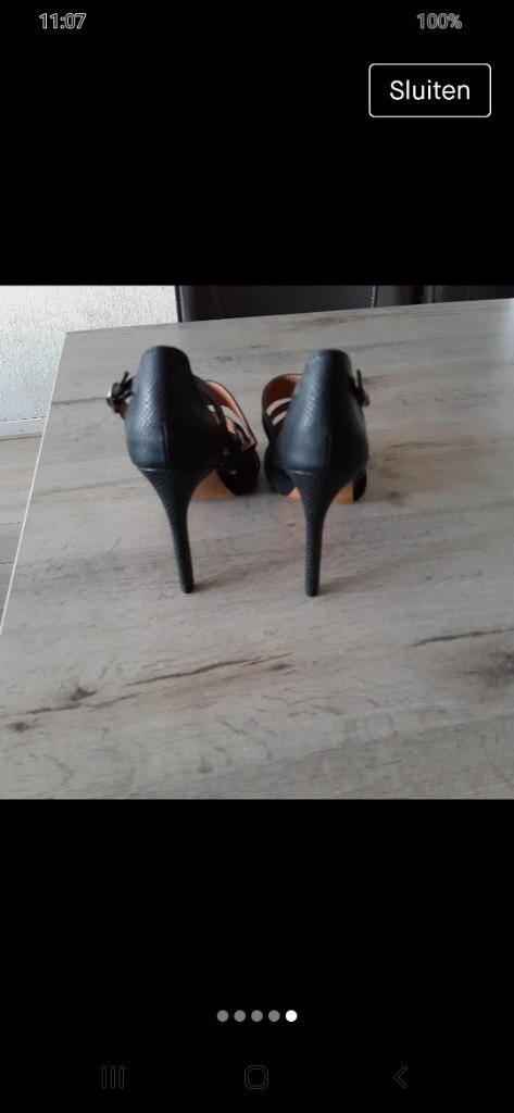 Sandaaltjes, H&M, Zwart, Nieuw, Sandalen of Muiltjes