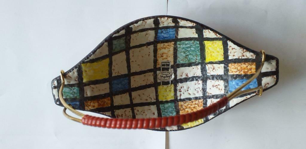 plateau céramique Jasba, Antiquités & Art, Antiquités | Céramique & Poterie, Enlèvement ou Envoi