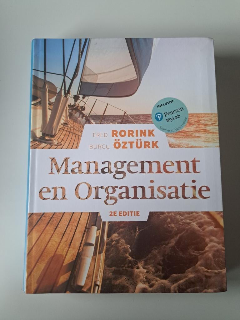 Fred Rorink - Gestion et organisation (Parfait état), Livres, Livres scolaires, Comme neuf, Néerlandais, Autres niveaux, Enlèvement ou Envoi
