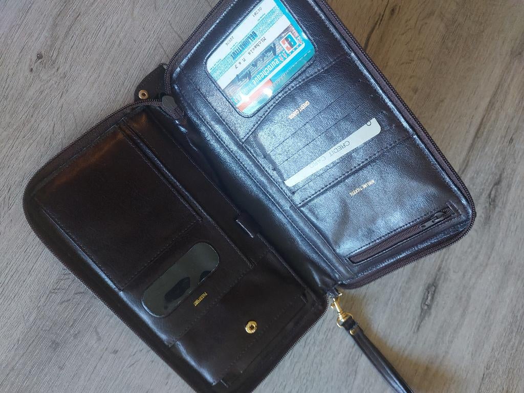 portefeuille voor geld en documenten, Ophalen of Verzenden