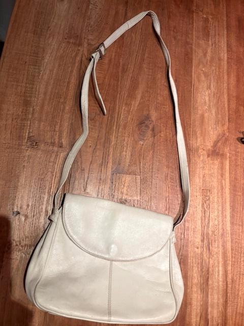 Schoudertas vintage, Ophalen of Verzenden, Gebruikt, Wit, Overige merken