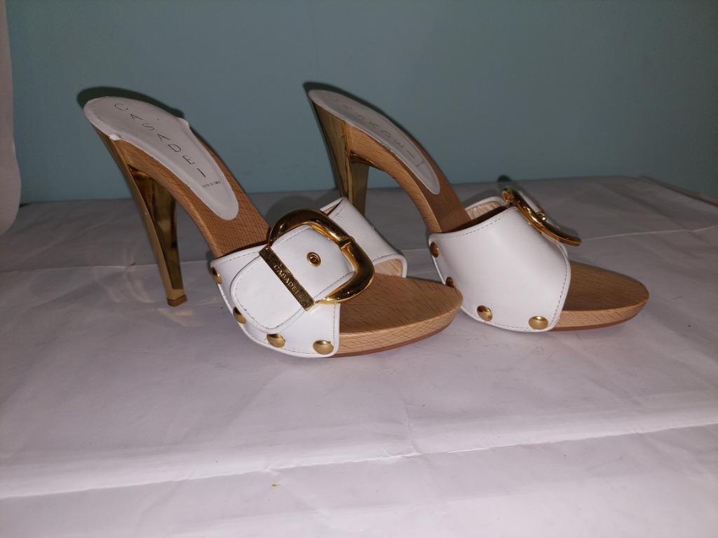 632C* Casadei - sexy witte sandalen (36,5), CASADEI, Verzenden, Wit, Nieuw