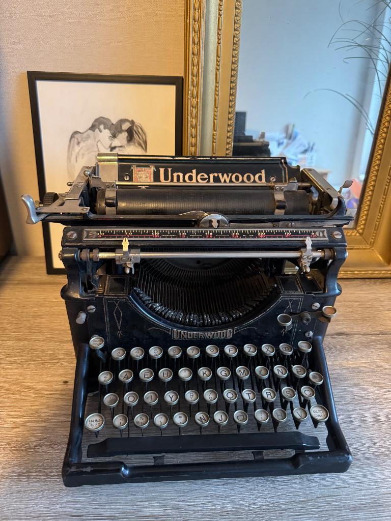 Antiek typemachine 1919, Antiek en Kunst, Curiosa en Brocante, Ophalen