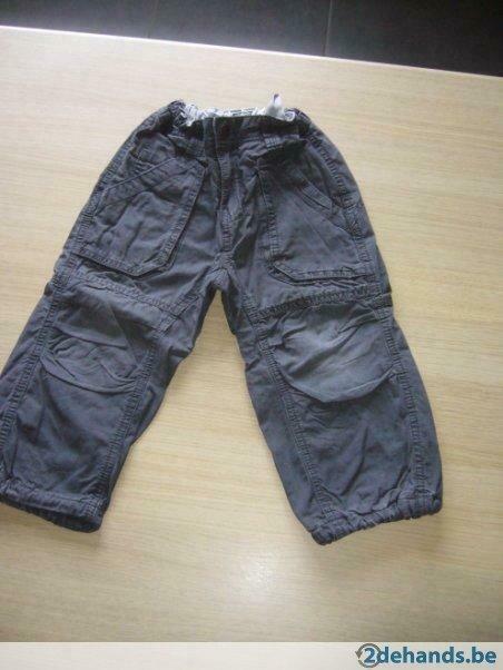 Donkergrijze verstelbare broek Logg - maat 92, Utilisé, Garçon, Pantalon