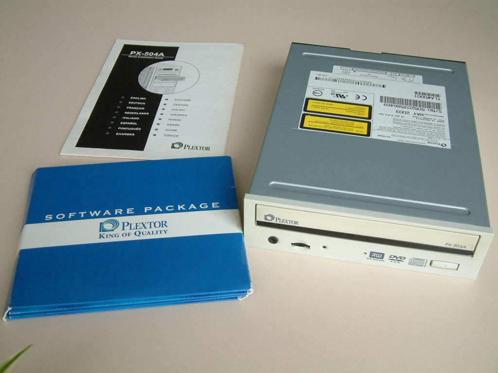 PLEXTOR PX-504A - Lecteur-graveur CD DVD R / RW, Enlèvement ou Envoi, Utilisé, Interne, Dvd