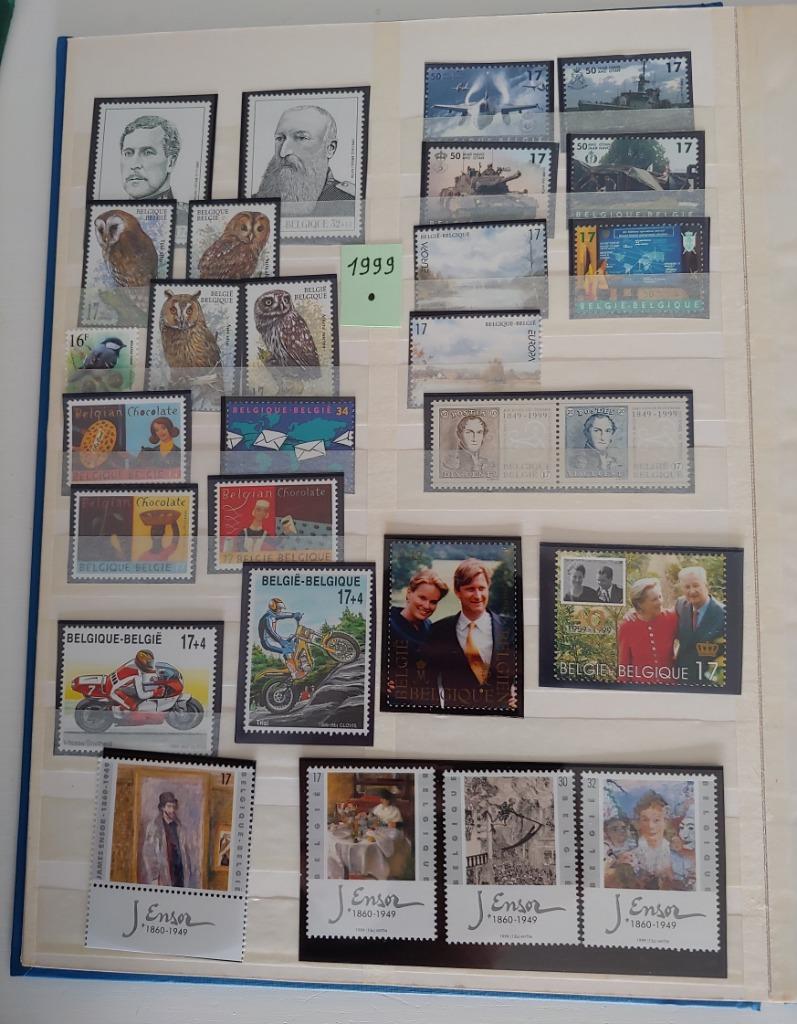 Jaargang 1999 , postfris, met 5 blokken zonder boekje, Ophalen of Verzenden, Postfris, Postfris