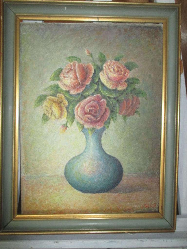 Peinture « Fleurs dans un vase », Enlèvement ou Envoi