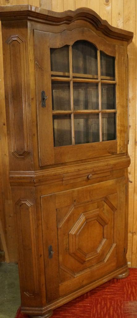 Armoire d'angle de bureau carrée ronde Antique Sleek Farmers, Enlèvement