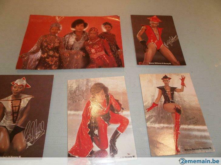 oude ansichtkaarten "boney m", Nieuw, Foto