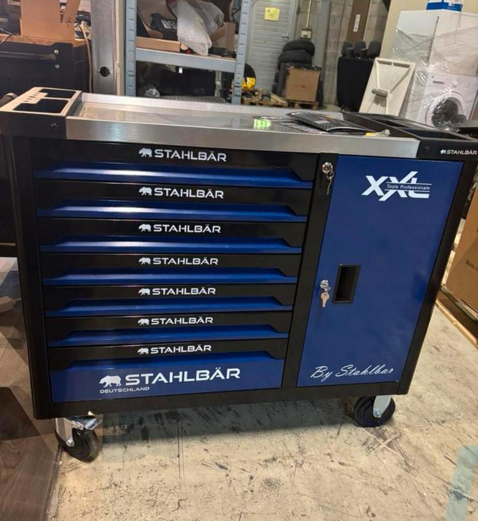 Nouveau chariot à outils Stahlbar XXL capuchons anti-chocs, Enlèvement, Comme neuf