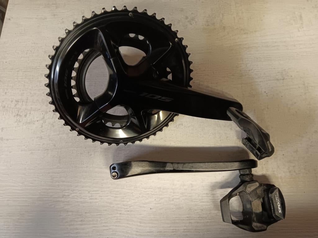 Crankstel shimano 105 12 speed 172,5, Fietsen en Brommers, Ophalen of Verzenden