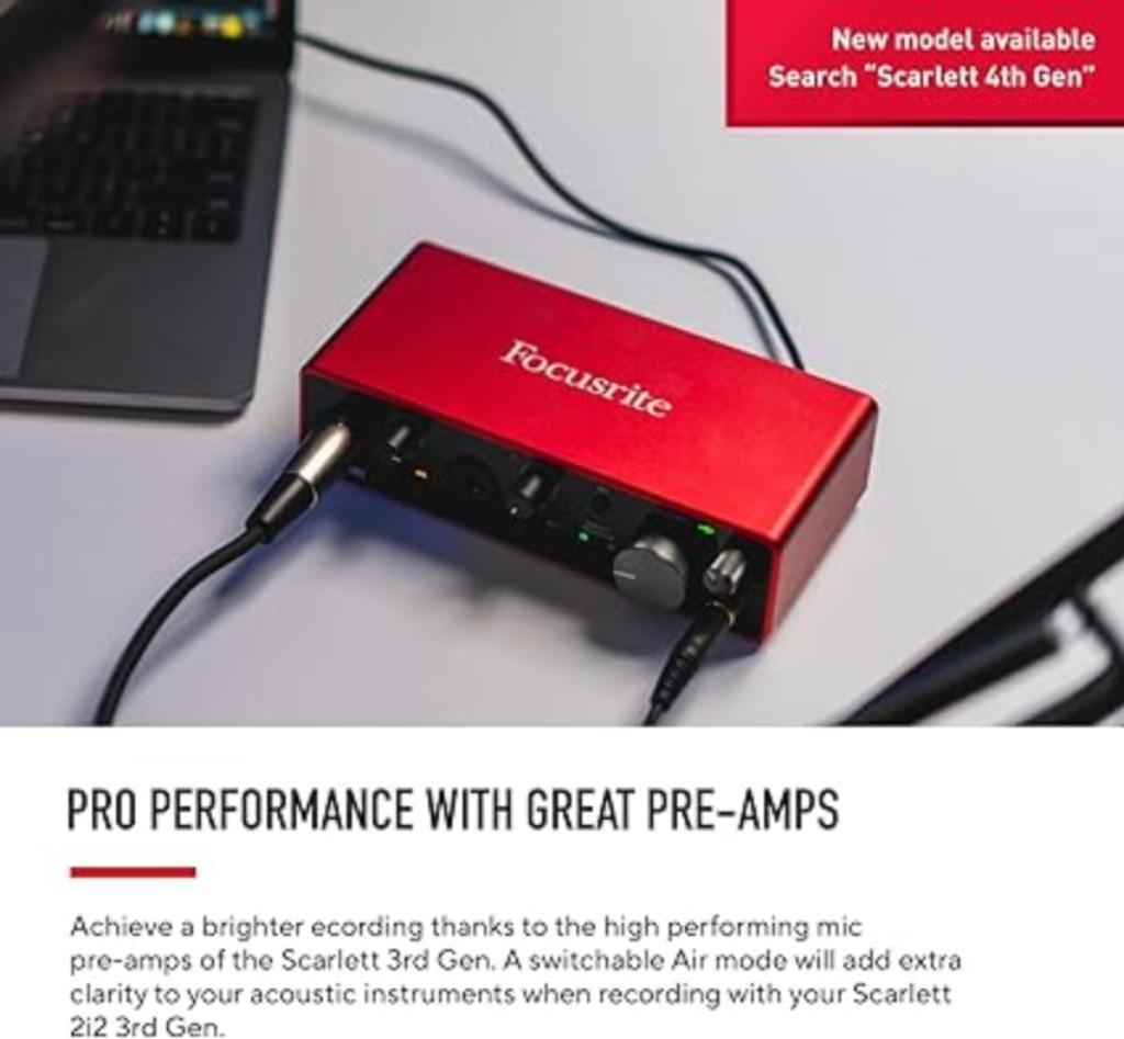 Focusrite Scarlett 2i2 | 3e génération | Nouveau, Neuf, Autres marques, -, -