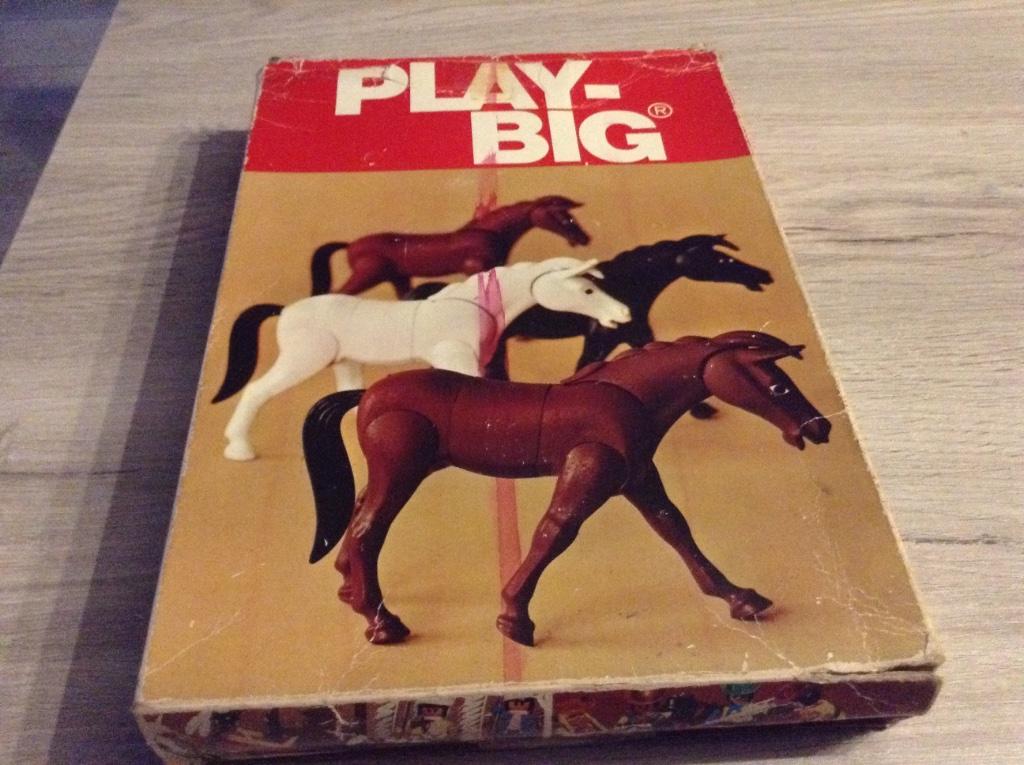 Set de jeu vintage pour chevaux Playbig, Enlèvement ou Envoi, Utilisé