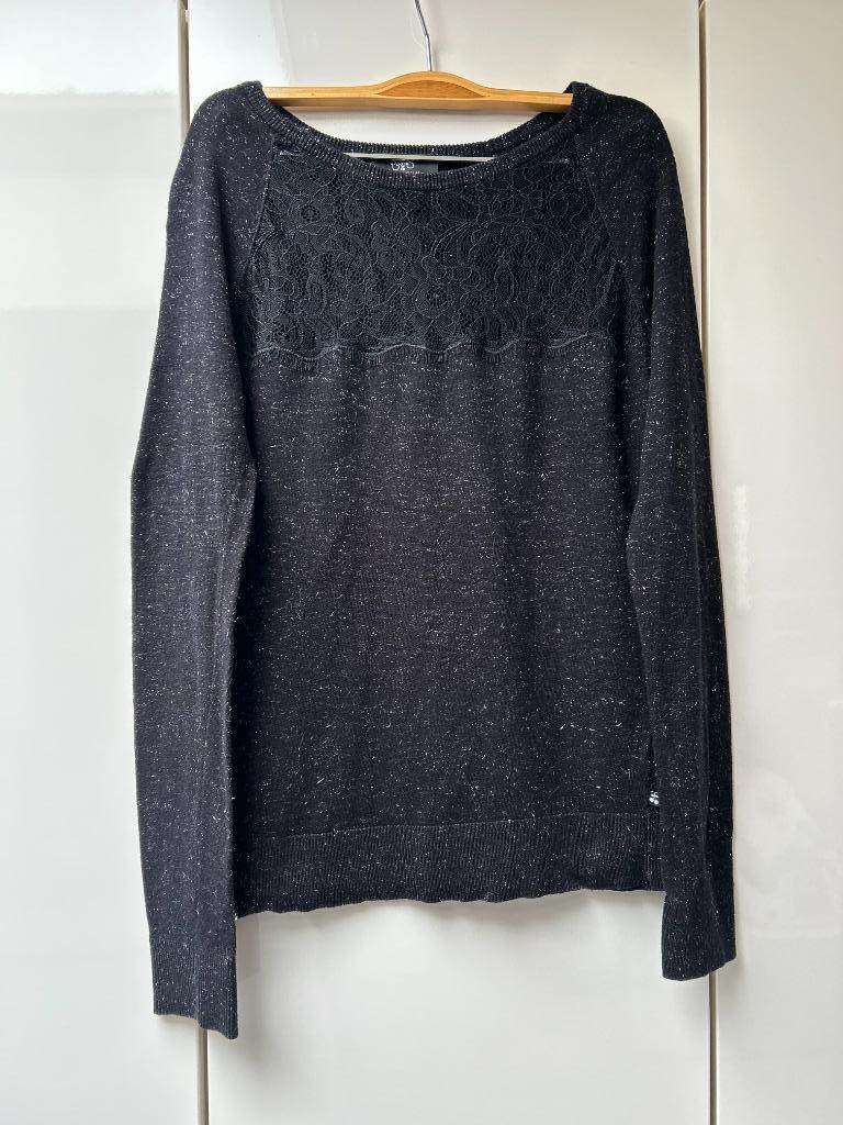 Pull noir pailleté Le Temps des Cerises - Taille XS *', Enlèvement ou Envoi, Comme neuf, Le Temps des Cerises, Taille 34 (XS) ou plus petite