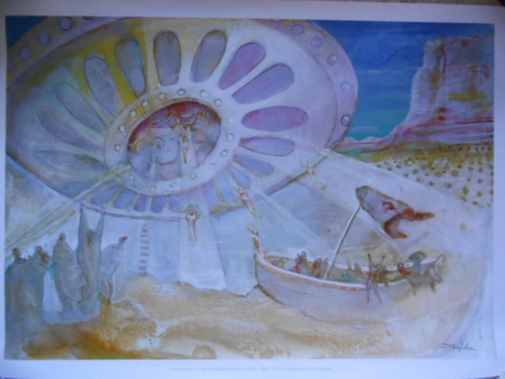 poster Close encounter Isolda Hermes da Fonseca prijs 10€, Antiek en Kunst, Ophalen of Verzenden