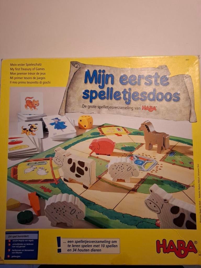 Mijn eerste spelletjesdoos, Vijf spelers of meer, Ophalen, Gebruikt, Haba