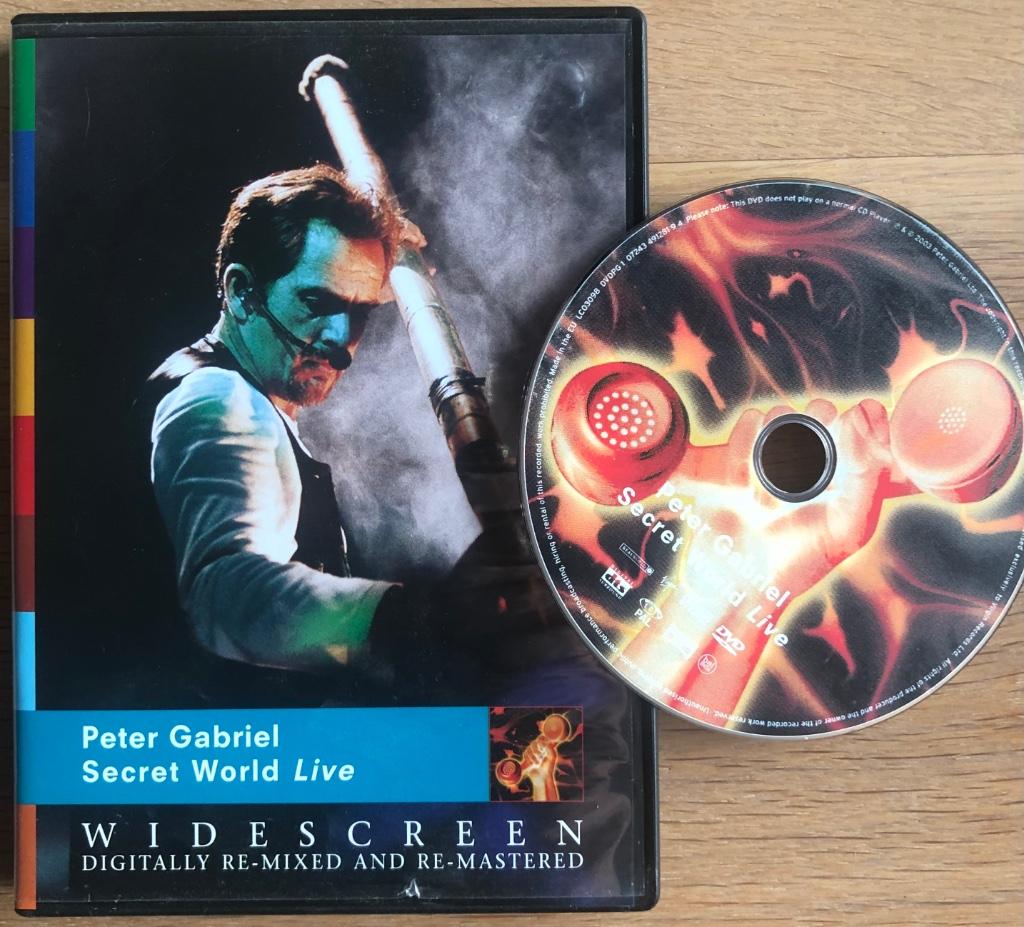 PETER GABRIEL - Secret world Live ( DVD ), Vanaf 16 jaar, Ophalen of Verzenden, Zo goed als nieuw