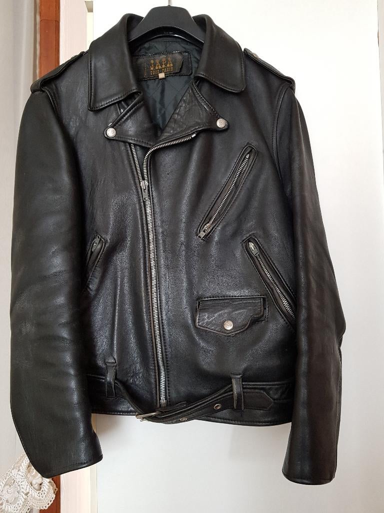 Veste de moto pour homme taille 50, Enlèvement ou Envoi, Pantalon | cuir, Hommes, Seconde main