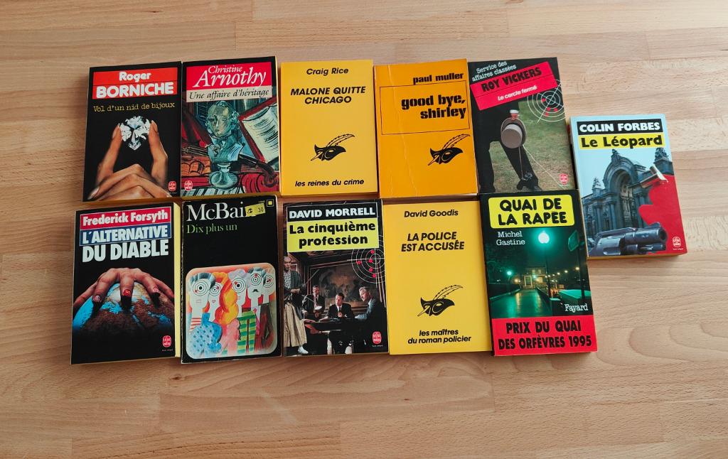 Romans policiers/thrillers: Goodis, Forsyth, Forbes..., Enlèvement ou Envoi, Comme neuf, Belgique