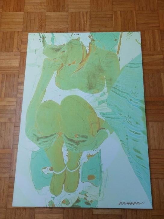 Canvas  Delecroix Stéphane, Antiquités & Art, Art | Peinture | Moderne, Enlèvement