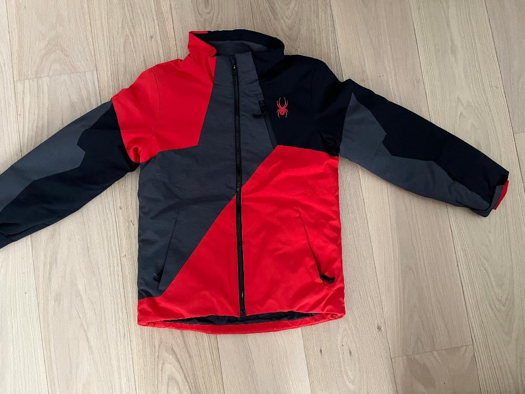 Veste et pantalon de ski SPYDER – Comme NEUF – T12-14ans, Spyder, Trui of Vest, Ophalen of Verzenden, Zo goed als nieuw
