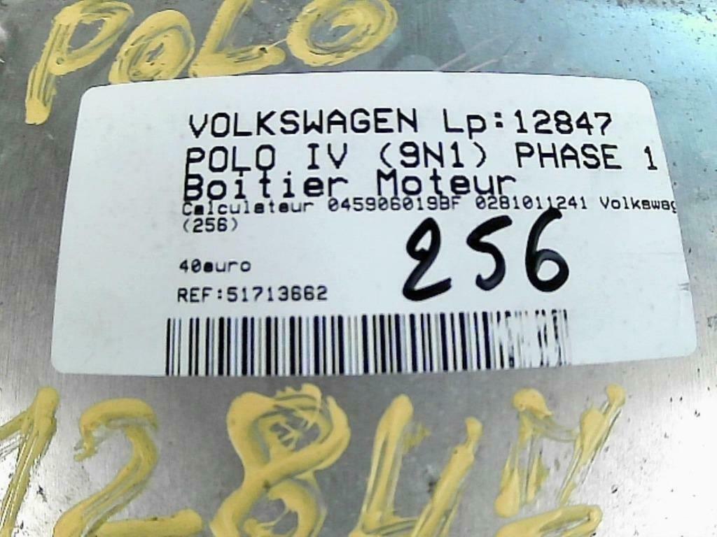 Boitier moteur VW Polo IV 9N 1.4TDi 55kw 0281011241 (256), Enlèvement ou Envoi, Utilisé