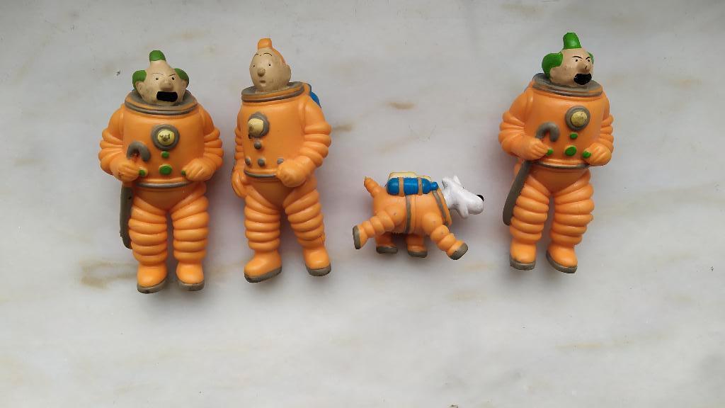 Figurine tintin, Milou et les Dupont de LU, Collections, Enlèvement ou Envoi, Neuf, Autres types