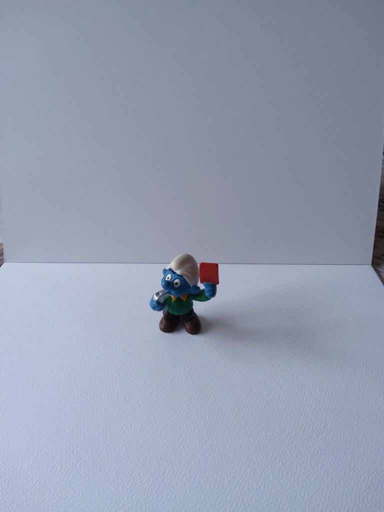 Schtroumpf Arbitre, Enlèvement ou Envoi, Utilisé, Poupée, Figurine ou Peluche