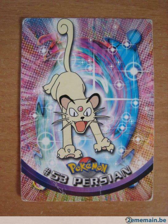 pokemon topps english n° 53 persian, Envoi, Utilisé, Cartes en vrac