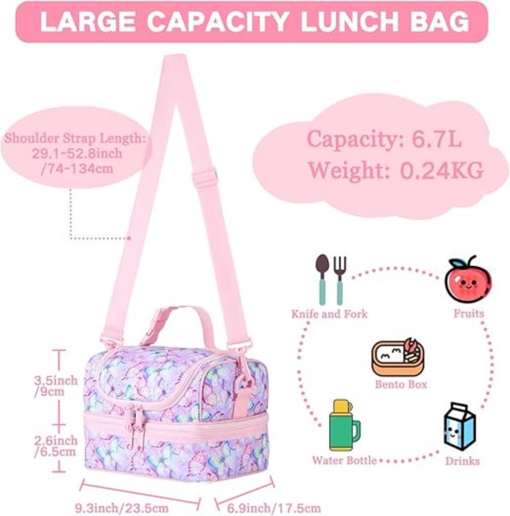 Sac isotherme pour filles | sac à lunch portable | Nouveau, Neuf, -, -, Vaschy