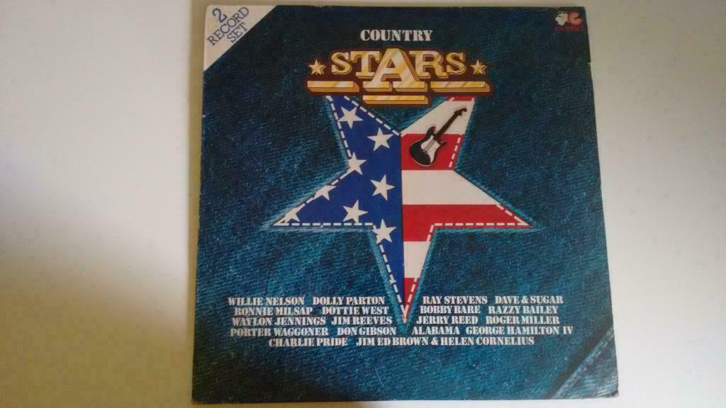 Compilatiedubbelaar met countrymuziek, Ophalen of Verzenden, Gebruikt, 12 inch
