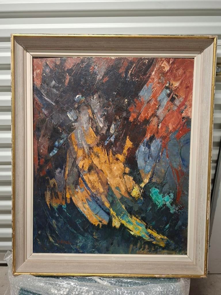 Pierre Oscar Ebbeni 1889-1965 Abstrait, Enlèvement ou Envoi