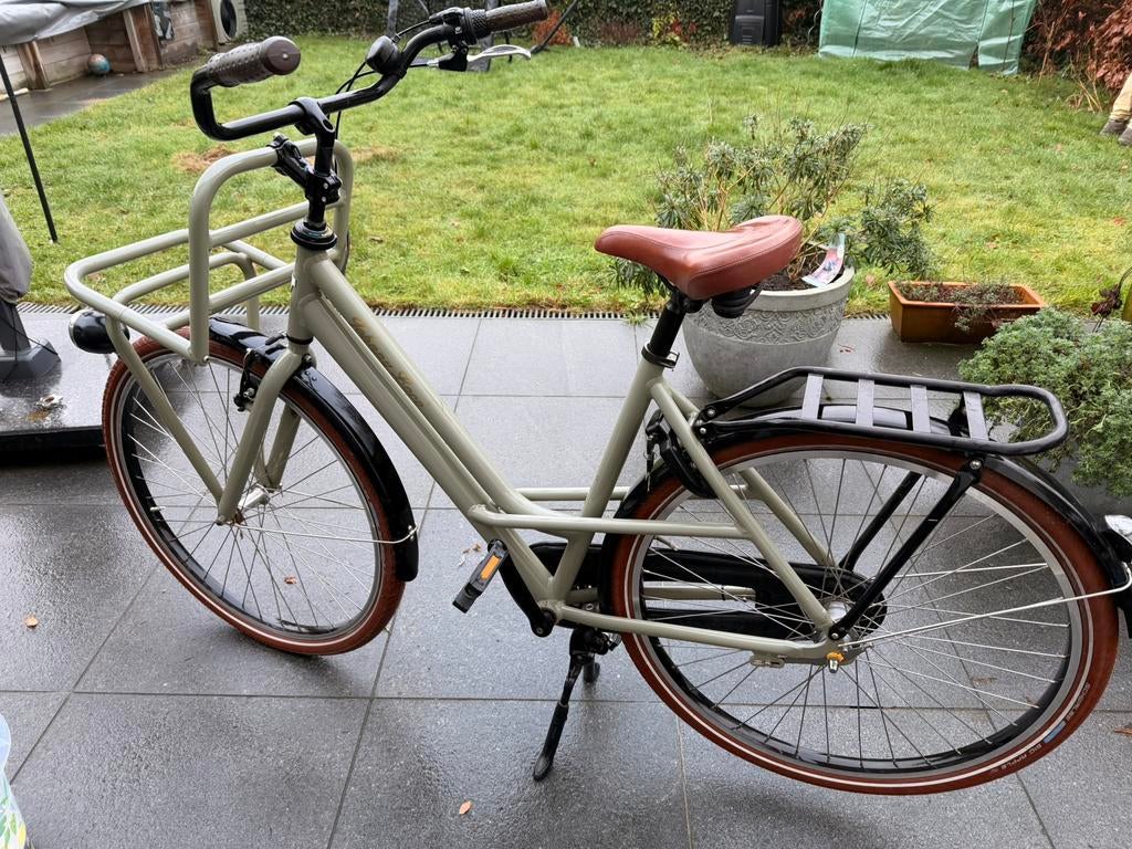 Zo goed als nieuwe olijfgrijze Johnny Loco Delivery Cruiser, Fietsen en Brommers, Fietsen | Bakfietsen, Johnny Loco, Ophalen