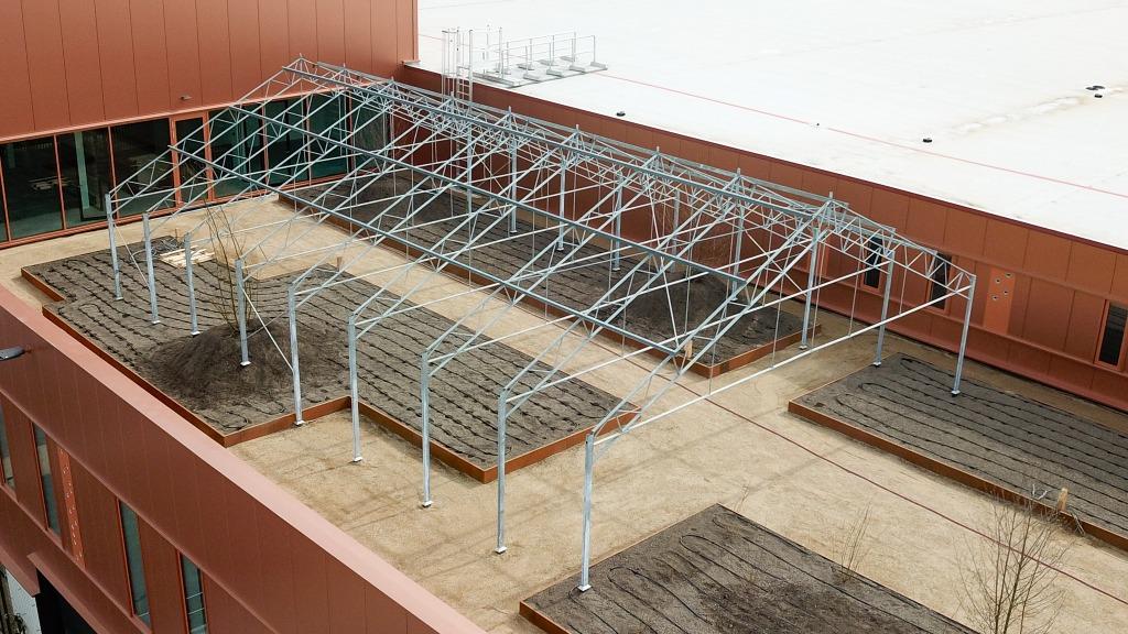 Staalconstructie 328 m² (12,80m x 25,62m x 5m), Zakelijke goederen, Bedrijfs Onroerend goed, 328 m², Koop, Bedrijfsruimte