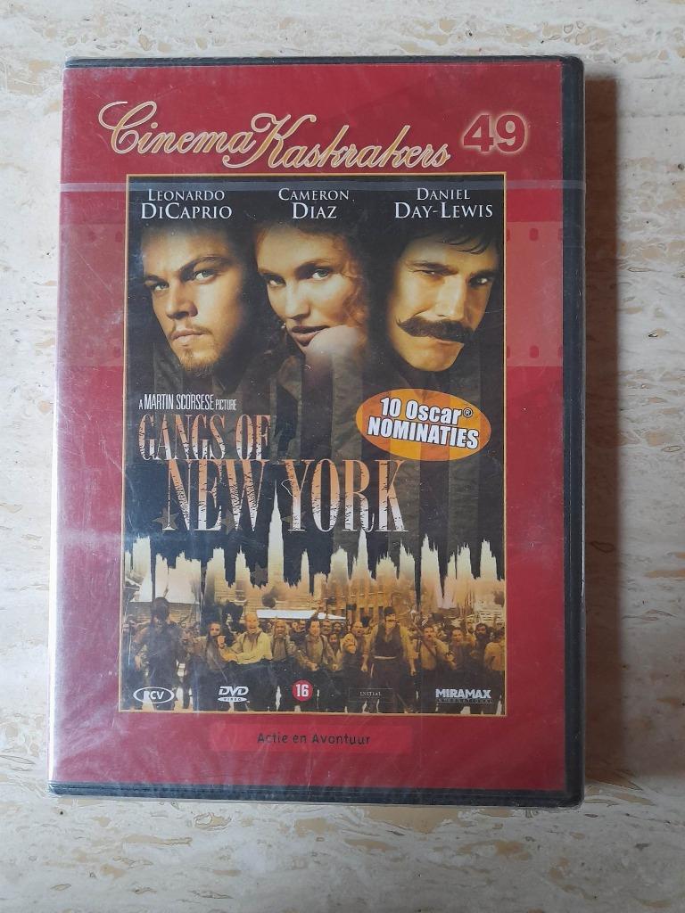 DVD 'Gangs of New York' met Leonardo Di Caprio en Cameron Di, Vanaf 16 jaar, Ophalen of Verzenden, Nieuw in verpakking, Actiethriller