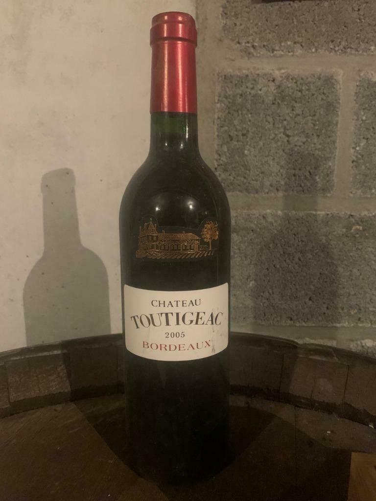Rode wijn; Château Toutigeac Bordeaux 2005, Verzamelen, Ophalen, Frankrijk, Nieuw, Rode wijn