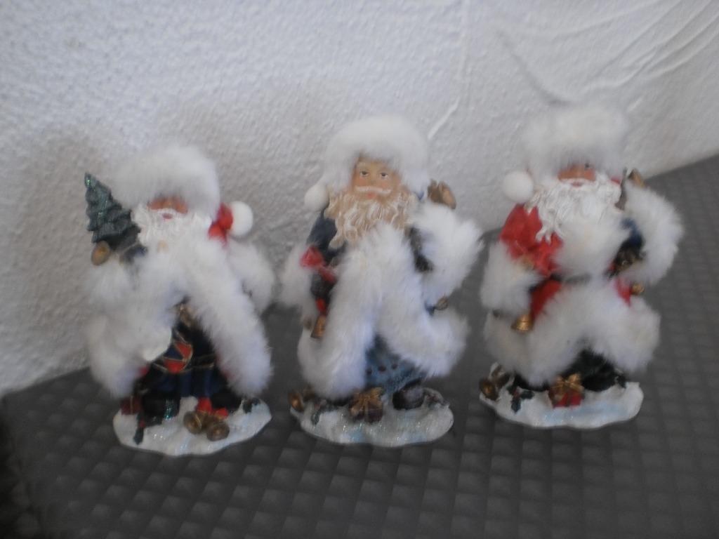 Kerst decoratie  beeldjes kerstmannen, Enlèvement ou Envoi, Comme neuf