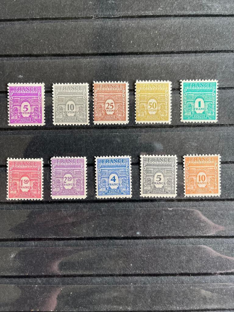 Postzegels Frankrijk Yvert et Tellier 620-629, Postzegels en Munten, Ophalen, Postfris