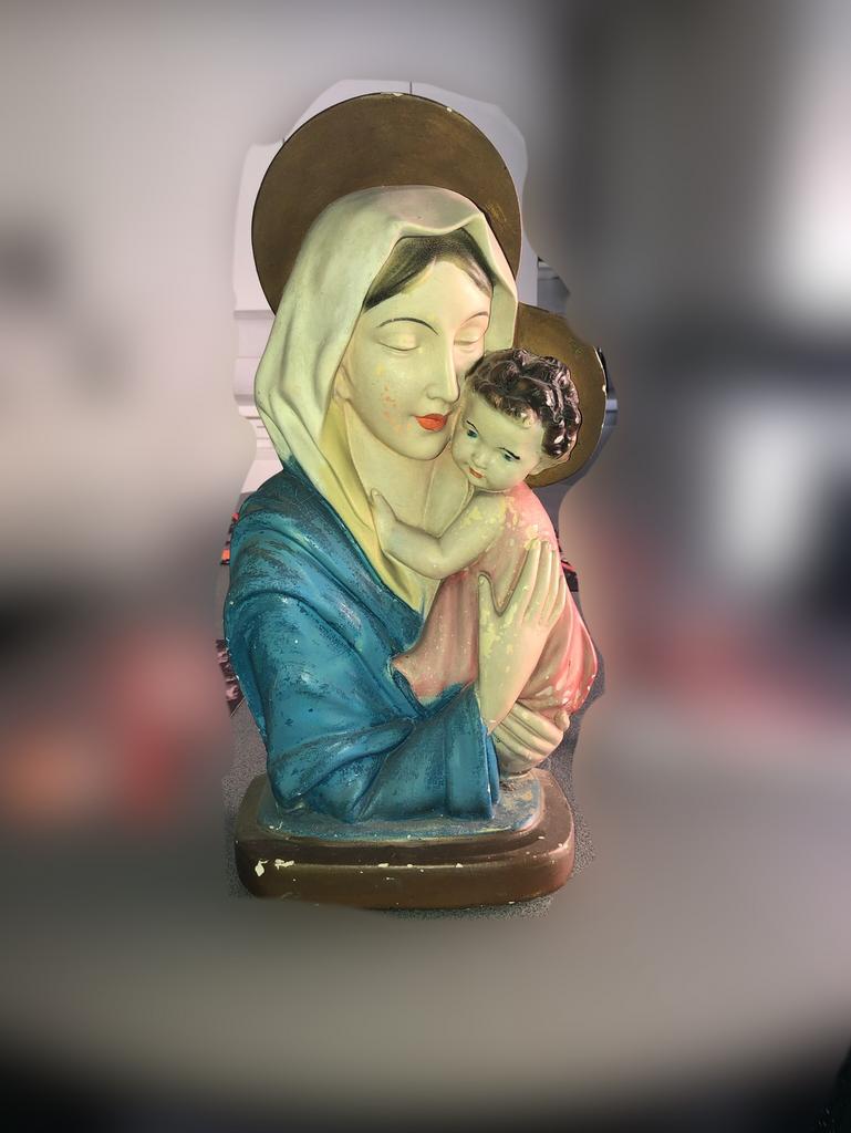 Religieus beeld Maria, Enlèvement ou Envoi