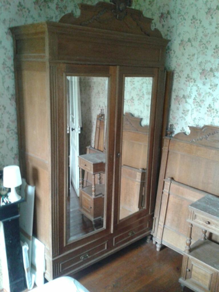 Slaapkamer in Louis XVI-stijl, Ophalen, Gebruikt, Tweepersoons, Ancien Louis XVI