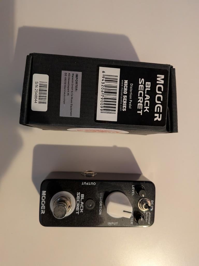 Mooer black secret Proco Rat, Ophalen of Verzenden, Zo goed als nieuw, Distortion, Overdrive of Fuzz