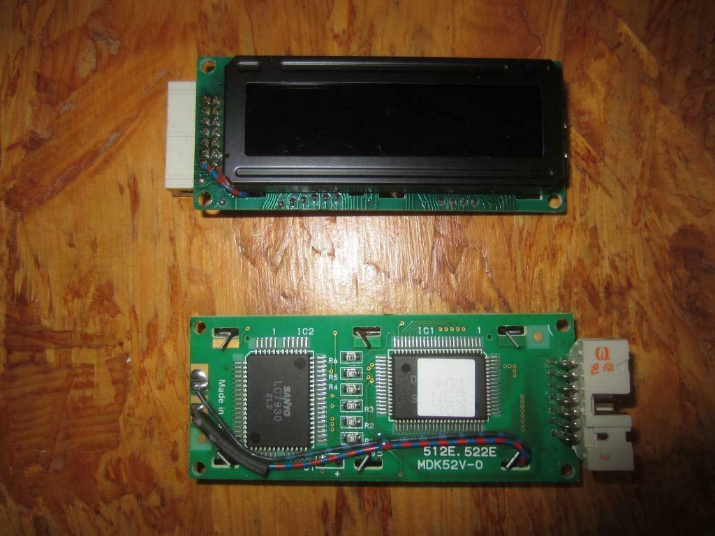 LCD paneeltje, Ophalen, Gebruikt
