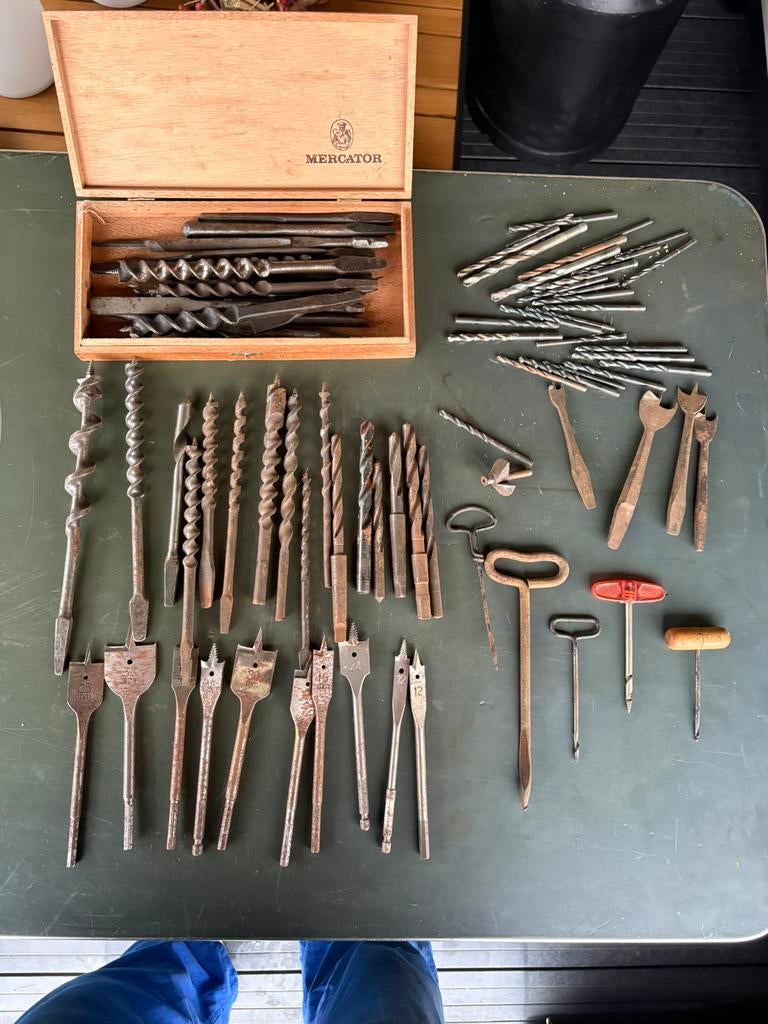 Oude boren, Antiek en Kunst, Antiek | Gereedschap en Instrumenten, Ophalen of Verzenden