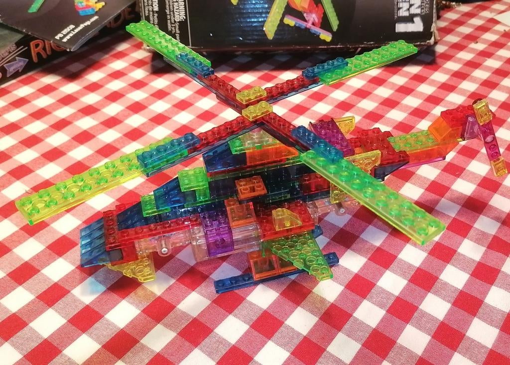 BXL  Blocs série LASER PEGS 8in1 Helicopter illuminé, Kinderen en Baby's, Ophalen of Verzenden, Gebruikt, Lego