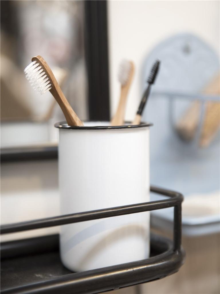 Beker ~Enamel~ IB Laursen landelijk rustiek sober, Ophalen of Verzenden, Nieuw, Overige kleuren, Overige typen